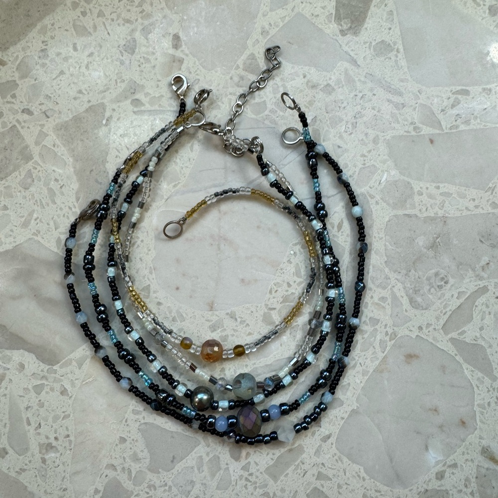 EUC. Custom/Handmade Bracelets/Anklets
